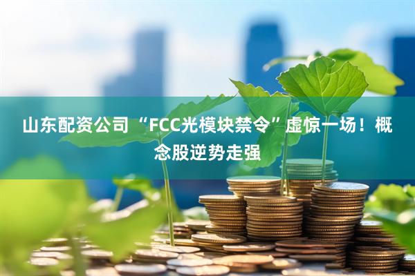 山东配资公司 “FCC光模块禁令”虚惊一场！概念股逆势走强
